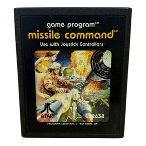 Missile Command - Atari 2600 - Cartridge Only - Tested & Works